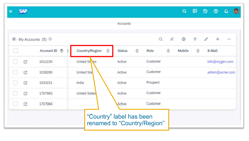 What's new in SAP Cloud (C4C) for Customer 2011 Release?